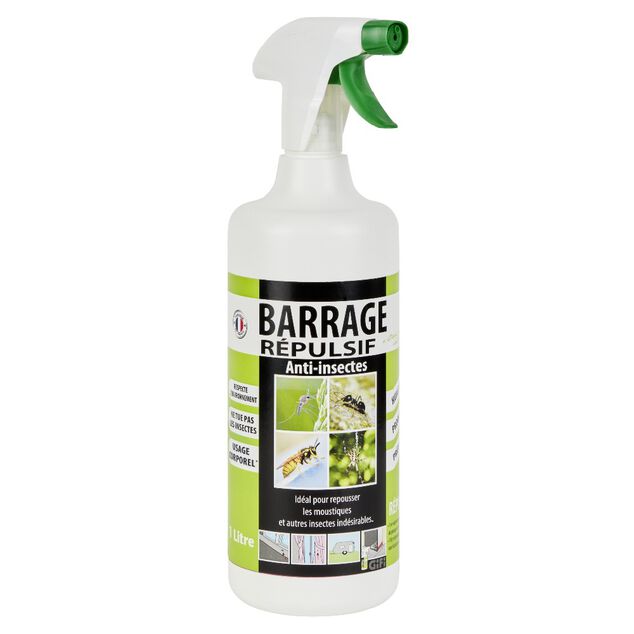 R&eacute;pulsif barrage anti insectes 1 L