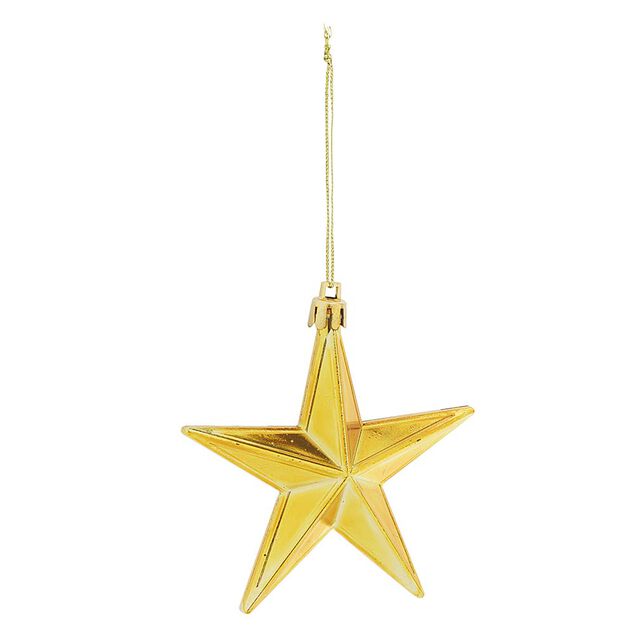 Suspension &Eacute;toile de No&euml;l Dor&eacute; x6