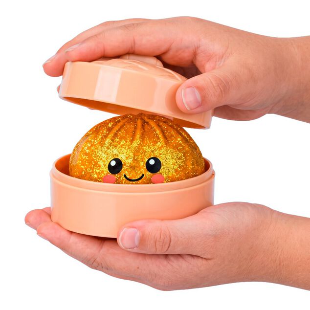 Balle anti-stress dumpling surprise color&eacute;e &Oslash;10cm (12 mod&egrave;les al&eacute;atoires)