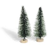 Sapin de Noël pour crèche x2