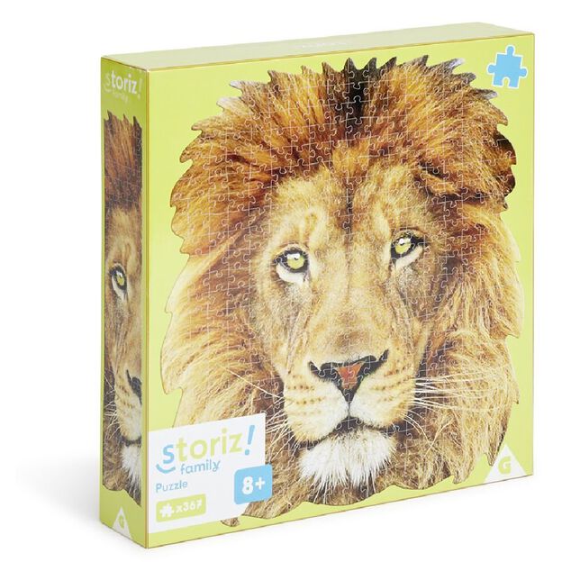 Puzzle enfant 367 pièces tête de lion