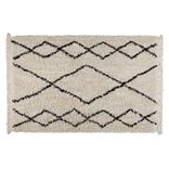 Tapis Manon 100x150cm noir et blanc