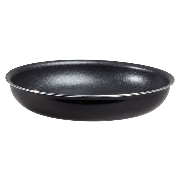 Po&ecirc;le antiadh&eacute;rente sans poign&eacute;e noir &Oslash;24cm
