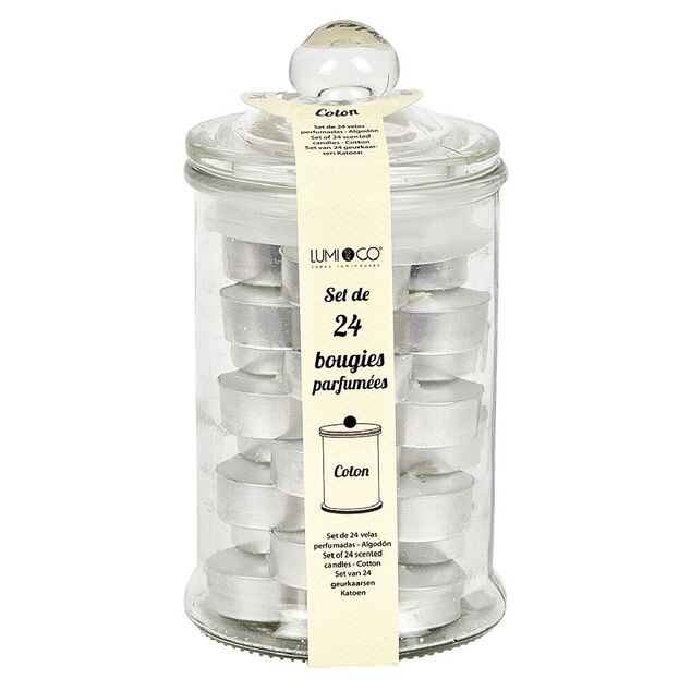 Bonbonni&egrave;re avec 24 bougies chauffe-plat