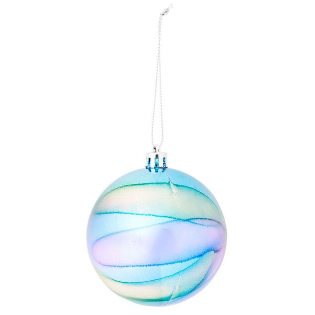 Boule de No&euml;l iridescente &Oslash;8cm
