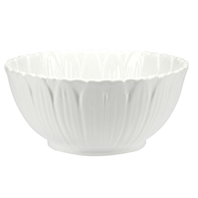 Coupelle bol en dolomite forme fleur Ø13xH6cm (3 modèles)