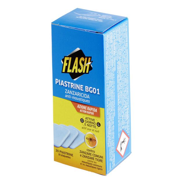 Recharge plaquette x30 pour diffuseur anti moustiques Flash