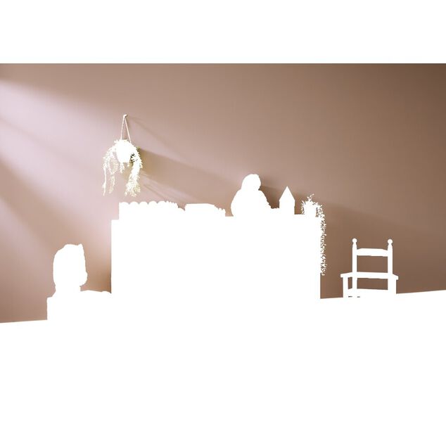 Structure Box Cube 4 cases 35x30x139cm pin naturel