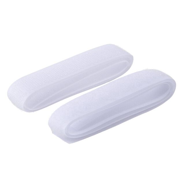 Ruban auto agrippant à coudre 20mm blanc