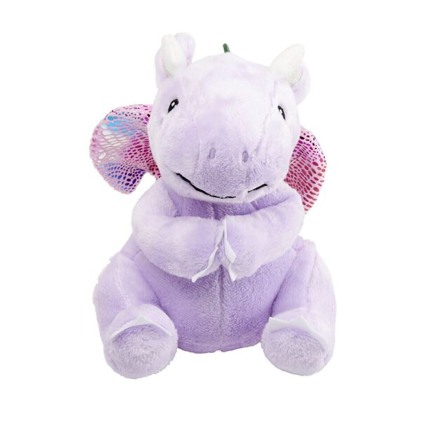Peluche dragon polyester 19x15cm