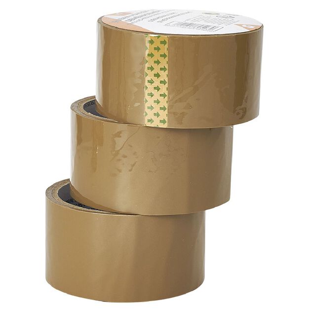 Rouleau adh&eacute;sif marron L.25 m