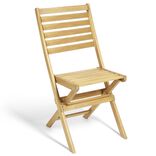 Chaise de jardin Bali pliante marron H87cm