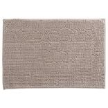 Tapis de salle de bain chenille taupe 45x65cm