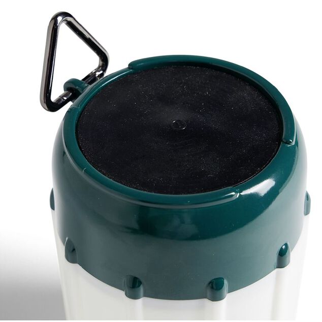 Lampe camping solaire Gary &agrave; poser ou suspendre &Oslash;9xH14cm