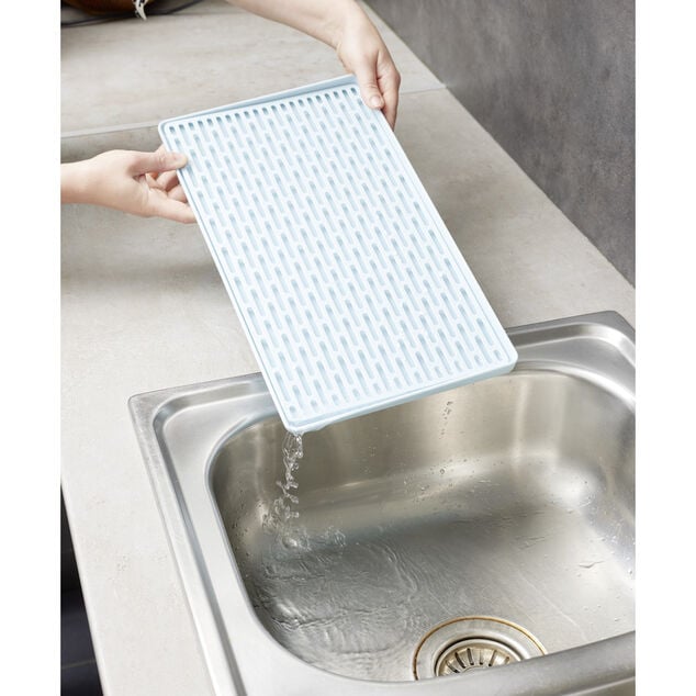 &Eacute;gouttoir &agrave; vaisselle avec support 40x22,6xH2cm