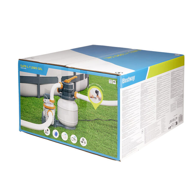 Filtre &agrave; sable 48xH.52,8x42cm gris