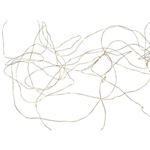 Guirlande LED à piles sur bobine L10,9m