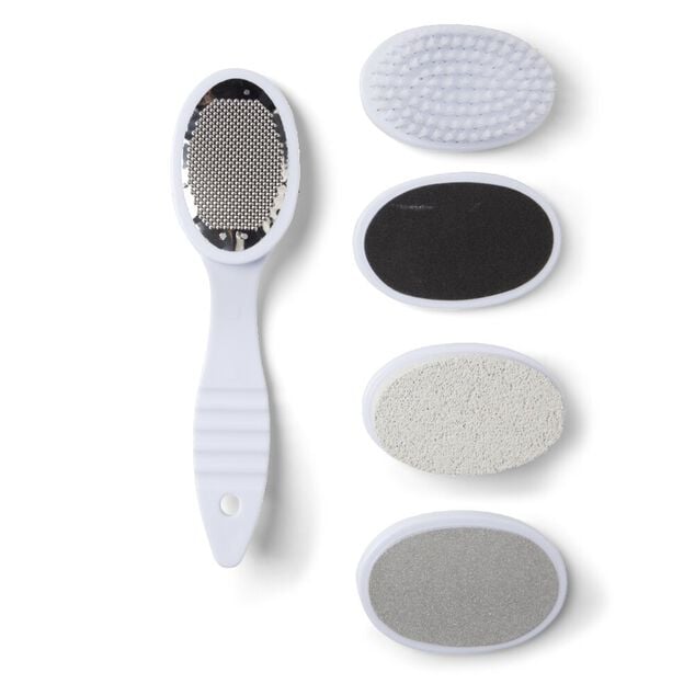 Outil de p&eacute;dicure 5 pi&egrave;ces - 3 mod&egrave;les