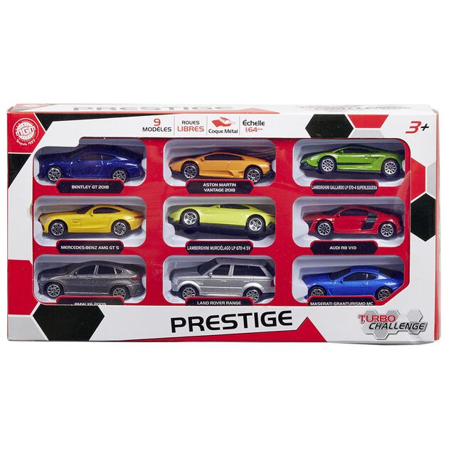 Coffret voiture de luxe 1/64 x9