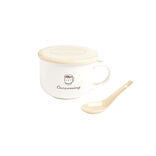 Bol jumbo 62cl avec cuill&egrave;re et couvercle cocooning