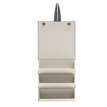 &Eacute;tui &agrave; lunettes pour 3 paires organisateur de voyage simili noir 16x13xH6cm