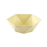 Bol en carton x8 forme hexagonale beige