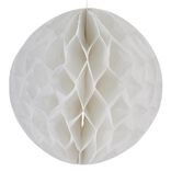 Suspension boule en papier blanc