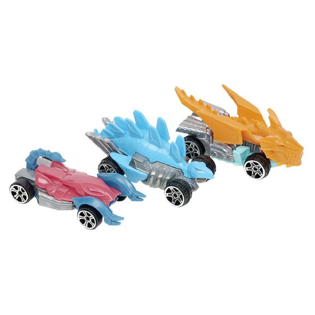 Voiture m&eacute;tal Teamsterz x3 (6 mod&egrave;les)