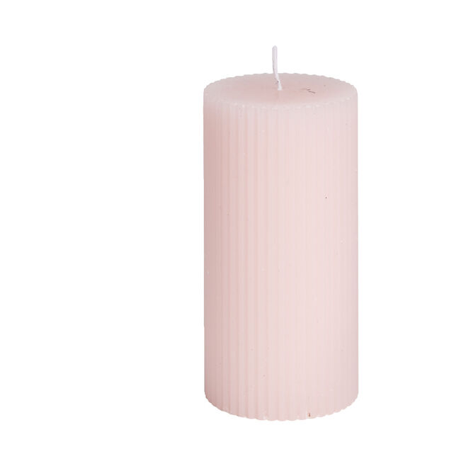 Bougie cylindrique Ø6xH12cm - 3 coloris