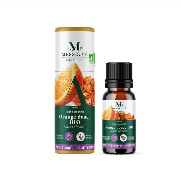 Huile essentielle orange douce bio Mess&eacute;gu&eacute; 10ml