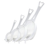 Lot de 4 tamis en plastique &Oslash;6,4/8/10,8/14cm