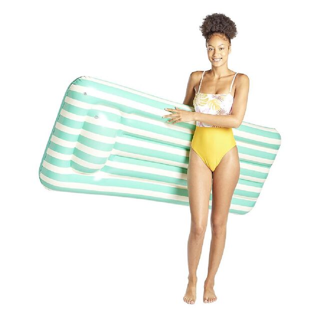 Matelas gonflable &agrave; rayures 180x70cm - 3 mod&egrave;les