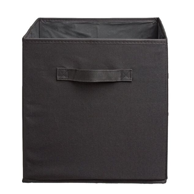 Panière Box Cube 31x31x31cm noir