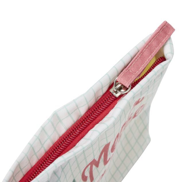 Pochette remerciement tissu Merci pour cette ann&eacute;e 15x20cm (3 mod&egrave;les)