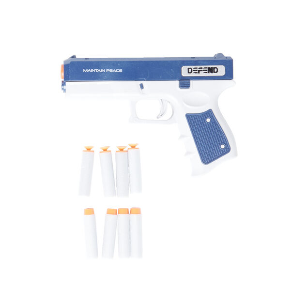 Pistolet fl&eacute;chette plastique - 4 mod&egrave;les