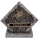 Plaque fun&eacute;raire souvenir