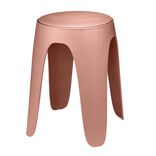 Tabouret Spiro plastique terracotta &Oslash;33xH46cm