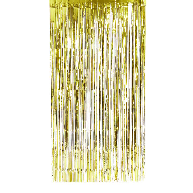 Rideau de porte fil alu doré 1x2m