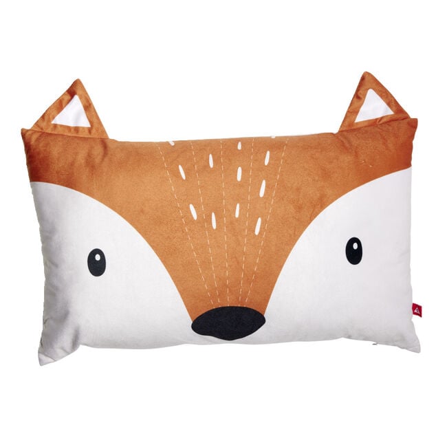 Coussin rectangulaire motif renard ou biche 30x50cm