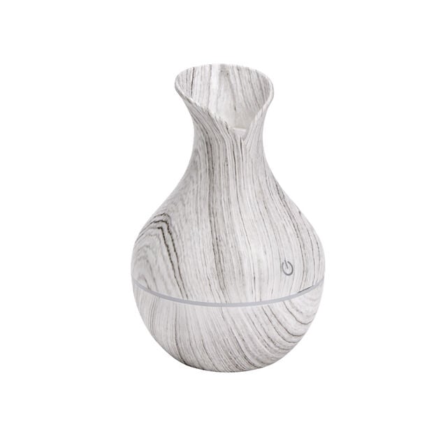 Humidificateur d'air LED forme vase Riviera Mess&eacute;gu&eacute; H14cm