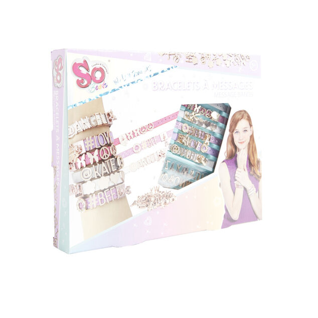 Coffret cr&eacute;ation bracelets &agrave; messages