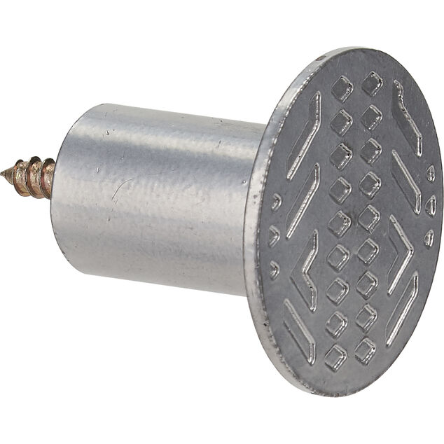 Patère 4 crochets à fixer ronds métal argenté