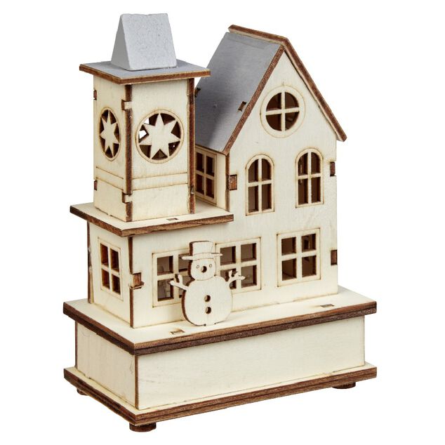 Décoration lumineuse, bois