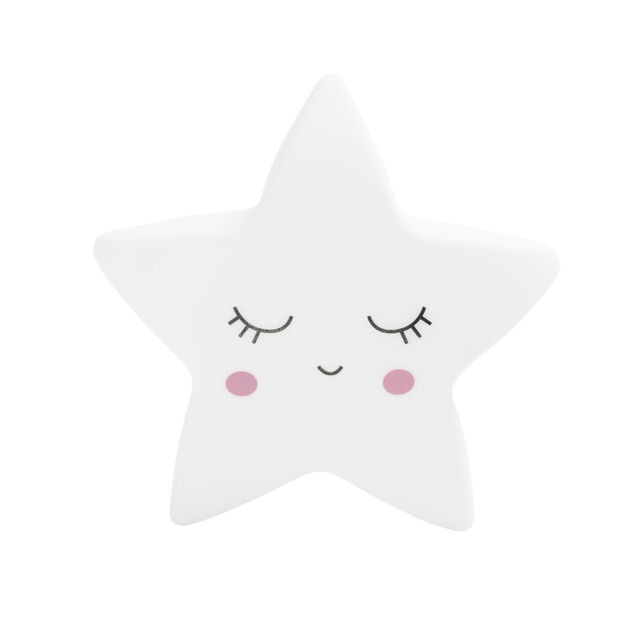 Veilleuse à LED ourson/lune/étoile H12,5cm-3 modèles