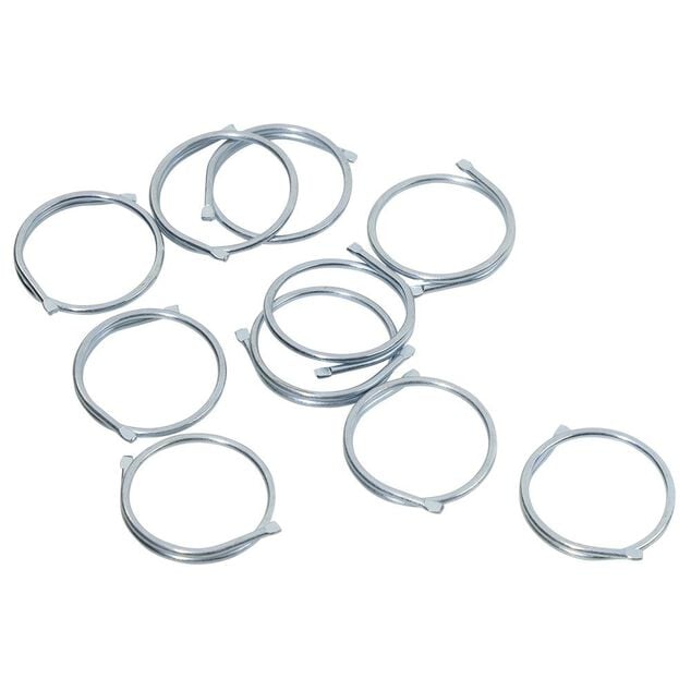 Anneau bris&eacute; en m&eacute;tal &Oslash;2,5cm x10