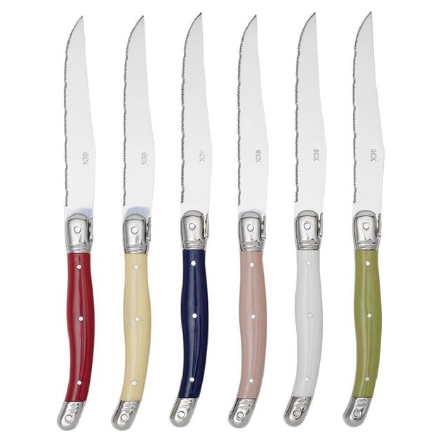 Couteau à steak inox et ABS x6