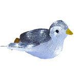 Pingouin lumineux 10LED blanc froid L20xH12cm