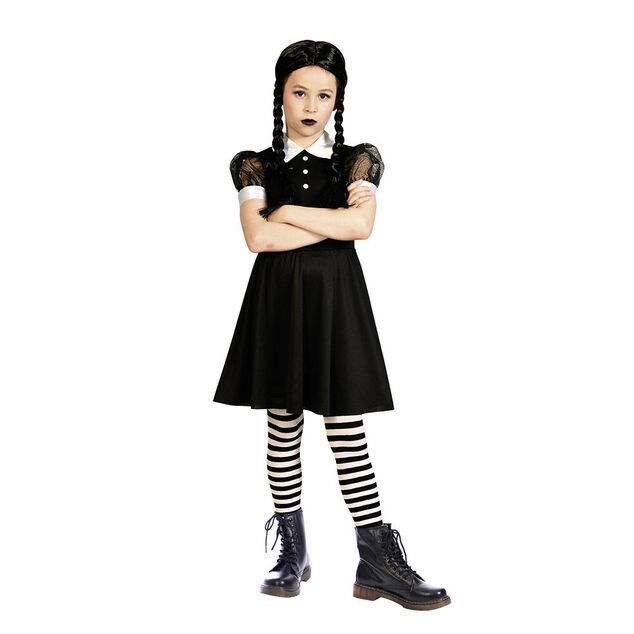 D&eacute;guisement Mercredi Addams enfant 7/10ans