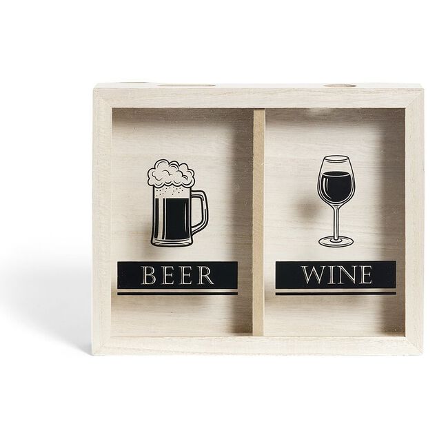 Bo&icirc;te &agrave; bouchons et capsules 25x4xH20cm