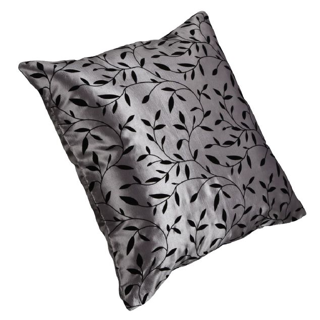 Housse de coussin effet satin&eacute;
